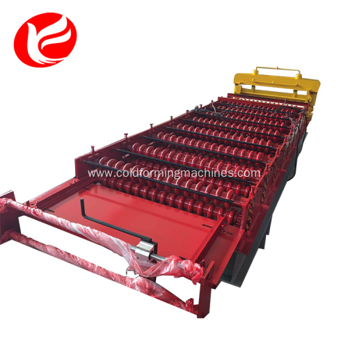 Portable metal roof sheet roll forming making machines